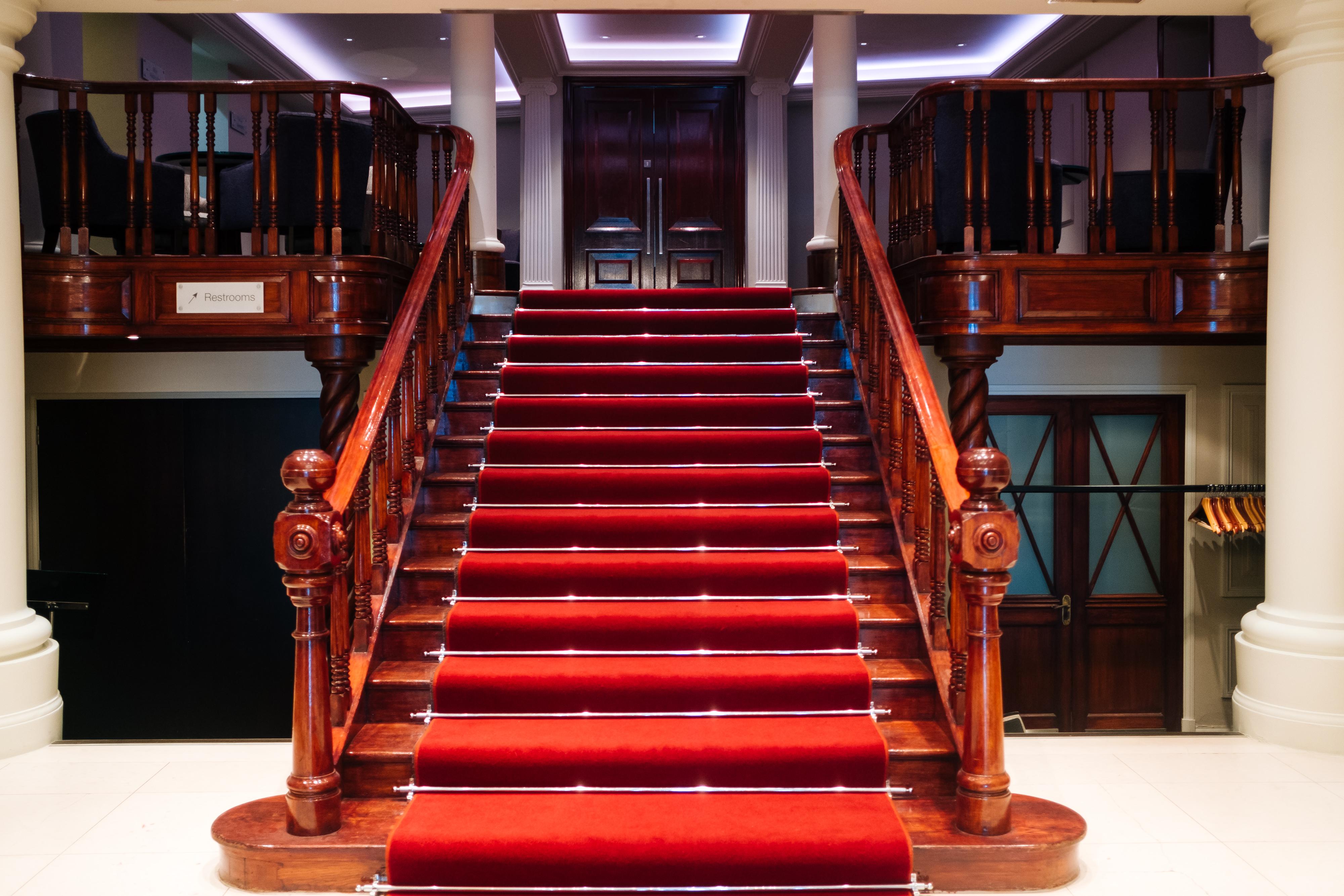 Grand Jersey Hotel And Spa Saint Helier Jersey Εξωτερικό φωτογραφία The staircase at the entrance of the hotel